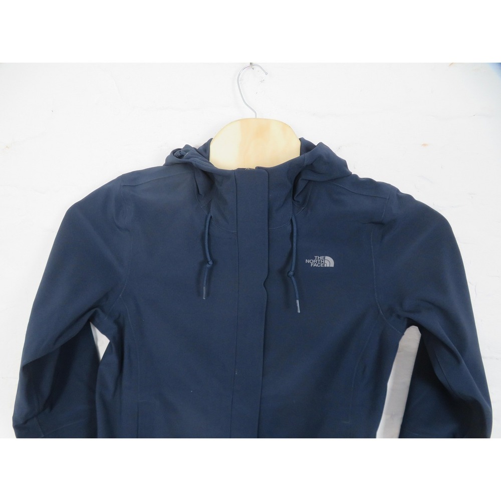The North Face Apex Flex Jacket Womens Large Blue Hooded DryVent Rain Waterproof - Picture 2 of 12